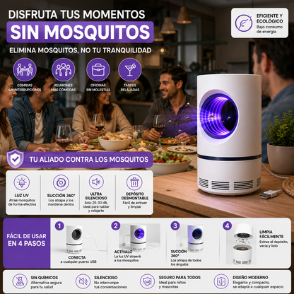 LÁMPARA ANTIMOSQUITOS LED PRO
